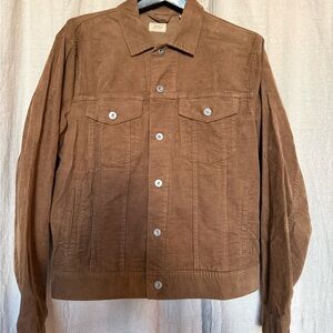 J. Crew Men's Tan Corduroy Shirt Jacket